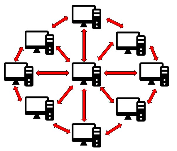 An Example of a Decentralized Blockchain Network
